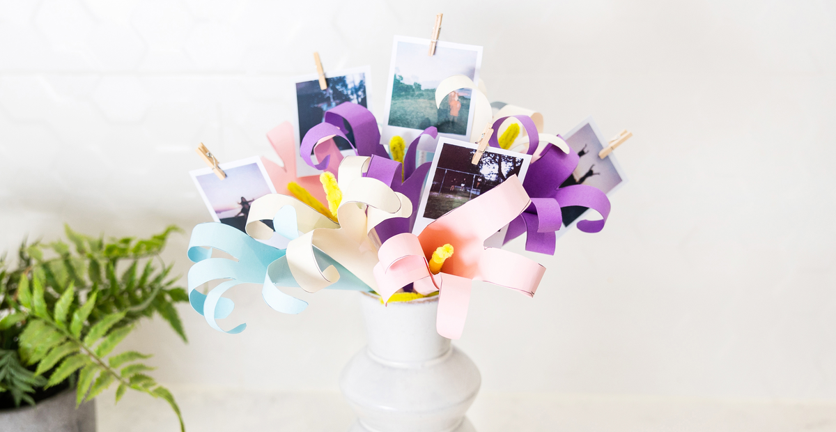 Step by Step photos how to make hand print lillies