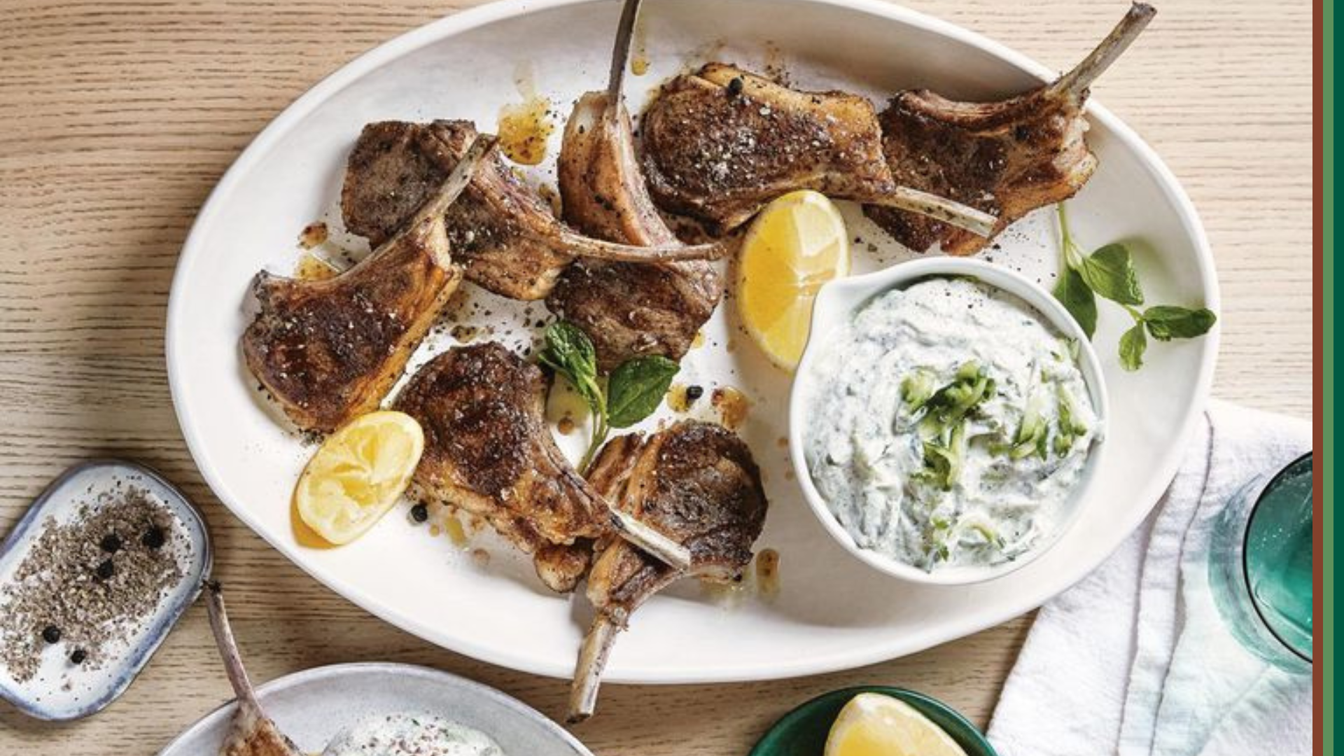 Saltbush Lamb Lollipops with River Mint Sauce Recipe
