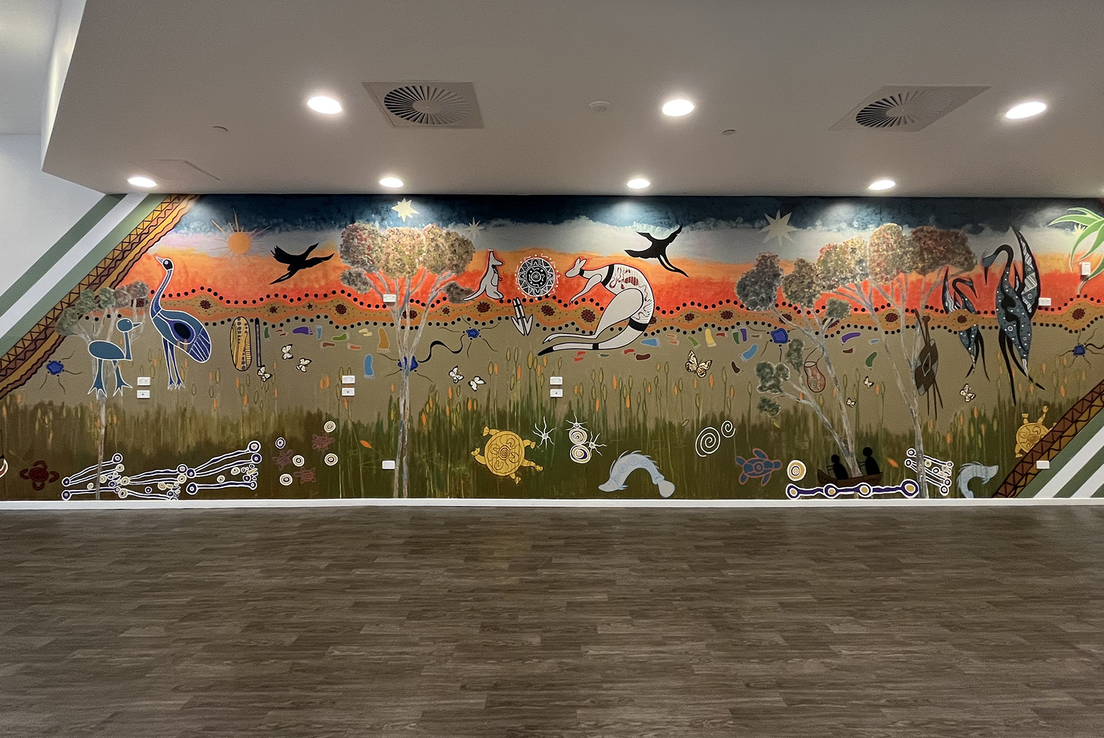 Mural in Centre
