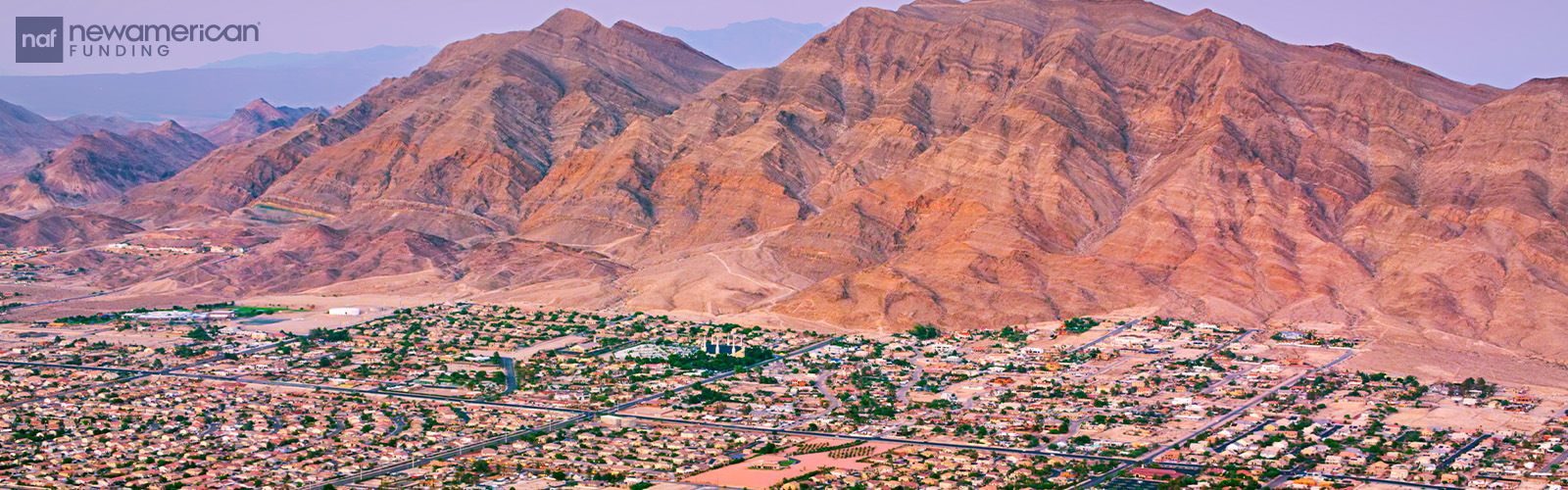 Aerial view of Nevada neighborhood