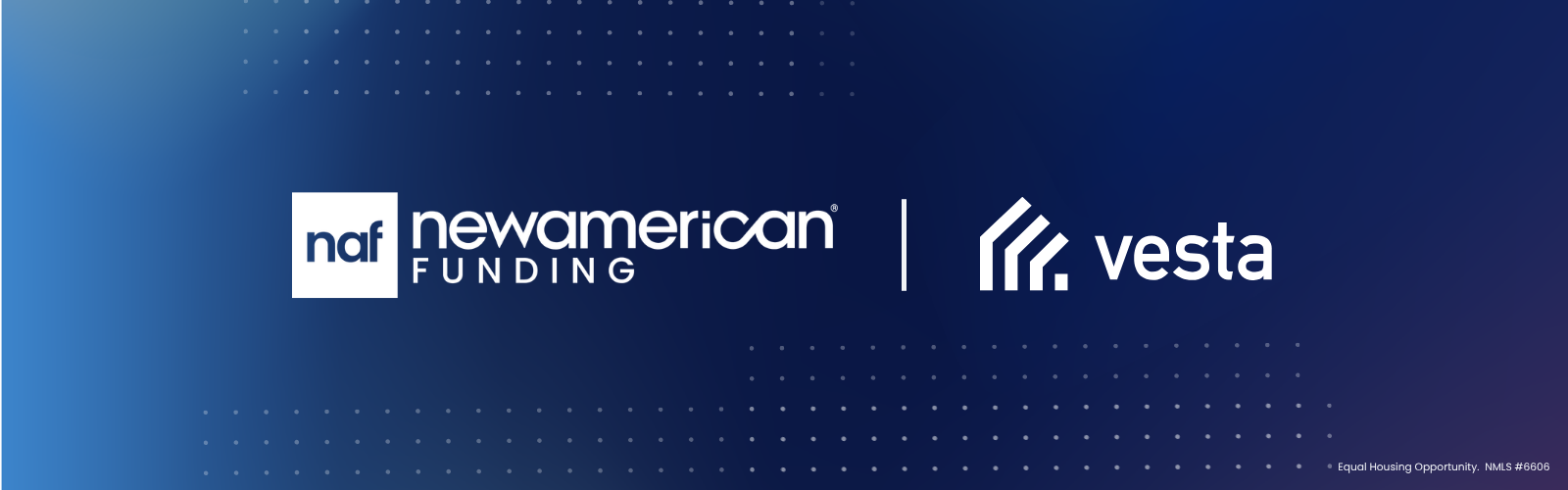 New American Funding Logo and Vesta Logo