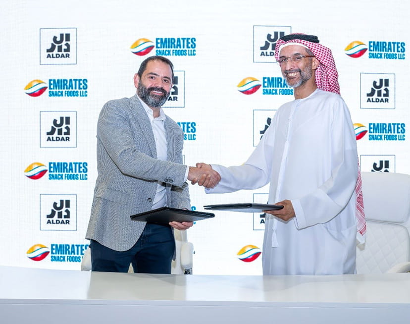 Aldar breaks ground on a custom designed cold store facility for Emirates Snack Foods | Aldar