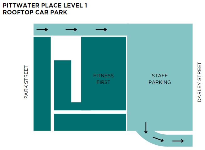 PWP - Carpark staff parking map