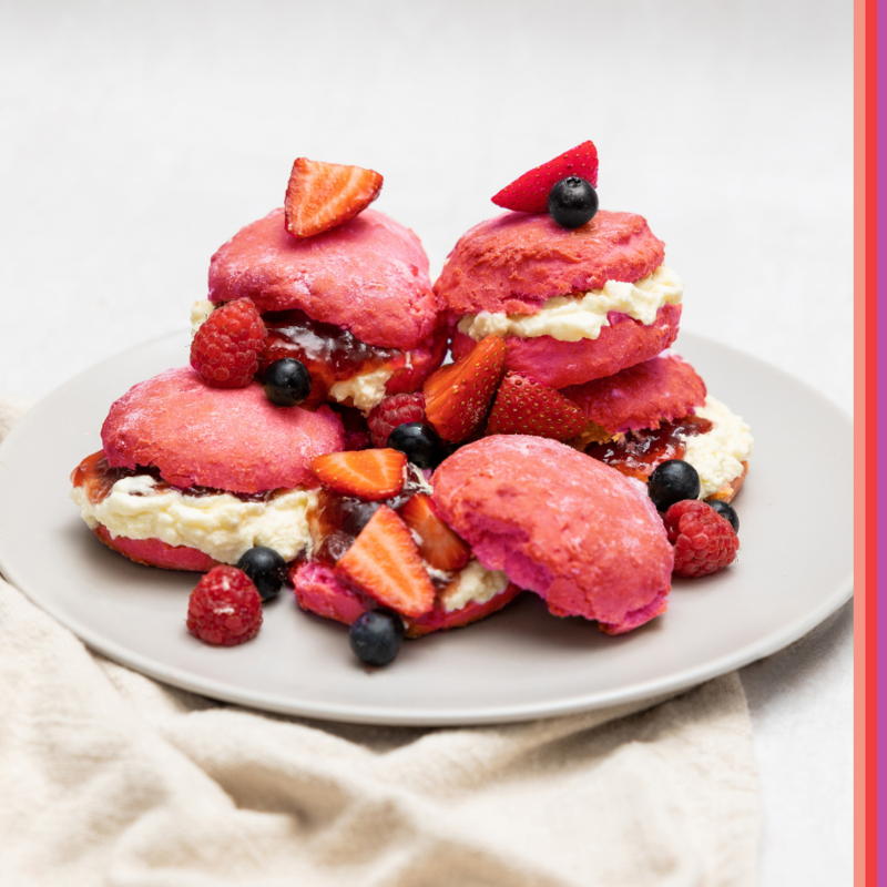 Mothers Day Recipe, Pink Lemonade Scones