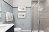 secondary bath with shower