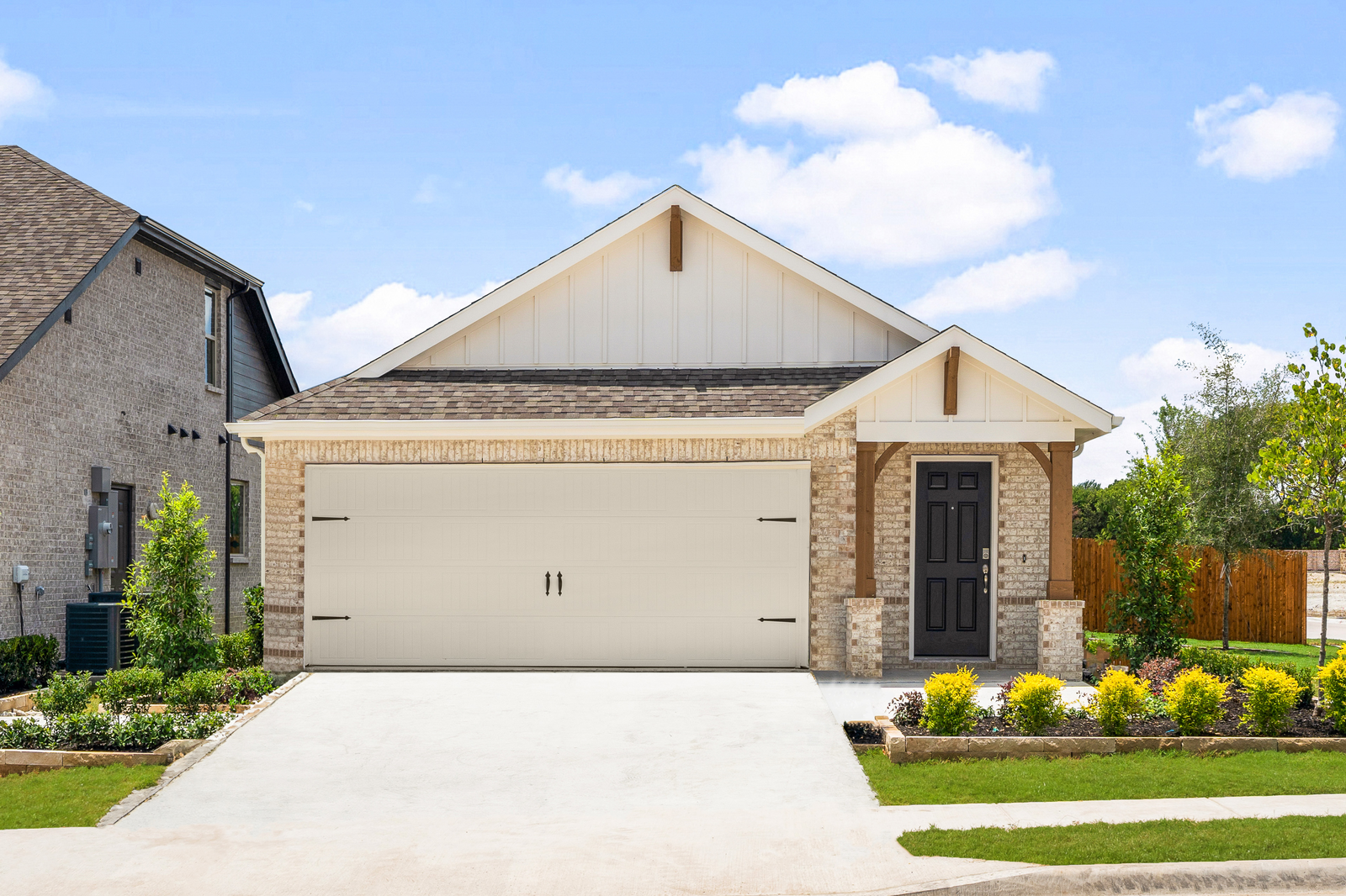 brick and stone home exterior