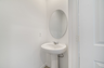single sink and mirror 