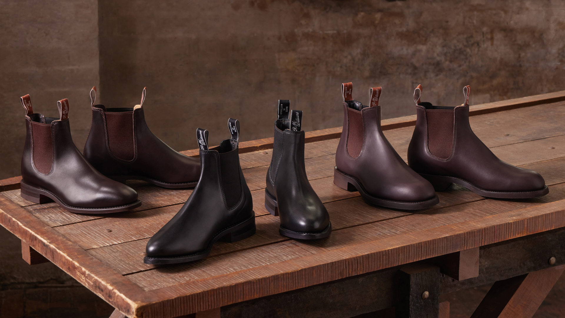 R.M. Williams leather boots