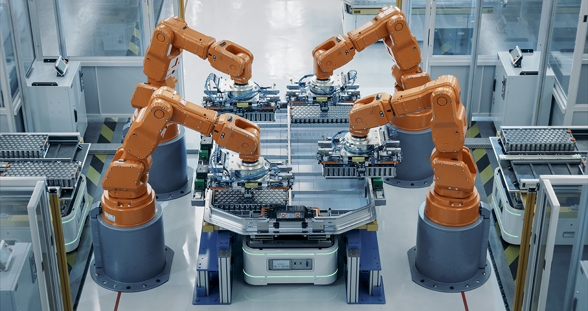 Rather than simply doing fixed tasks, industrial robots will increasingly learn and adapt