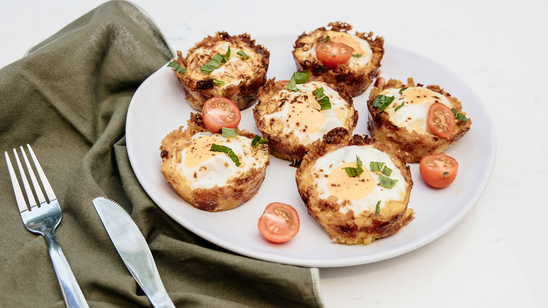 Motherâ€™s Day Recipe Hash brown egg cups