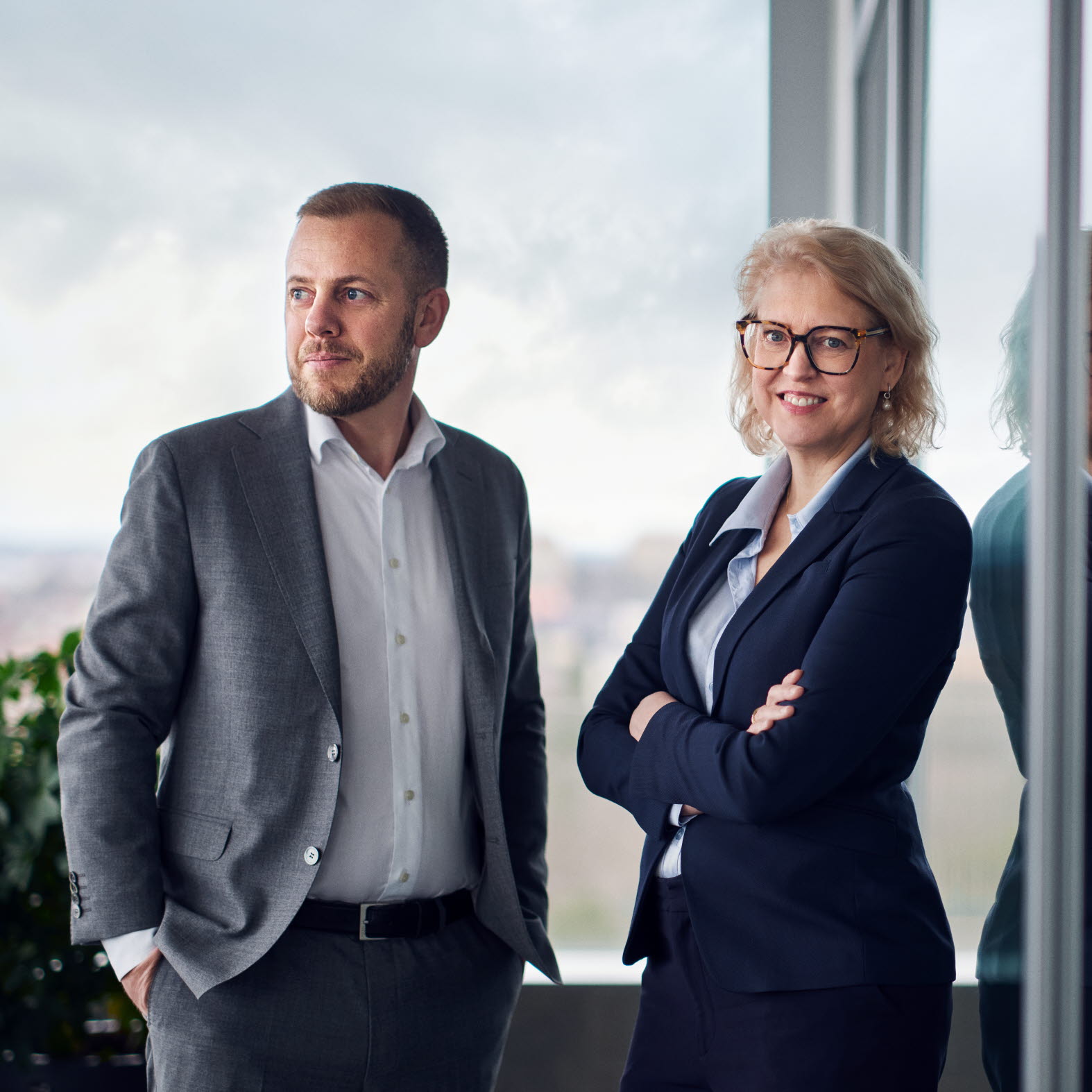 Joel Amram, a foundation lawyer at SEB and Ingmarie Severien, head of SEB’s foundation advisory services,