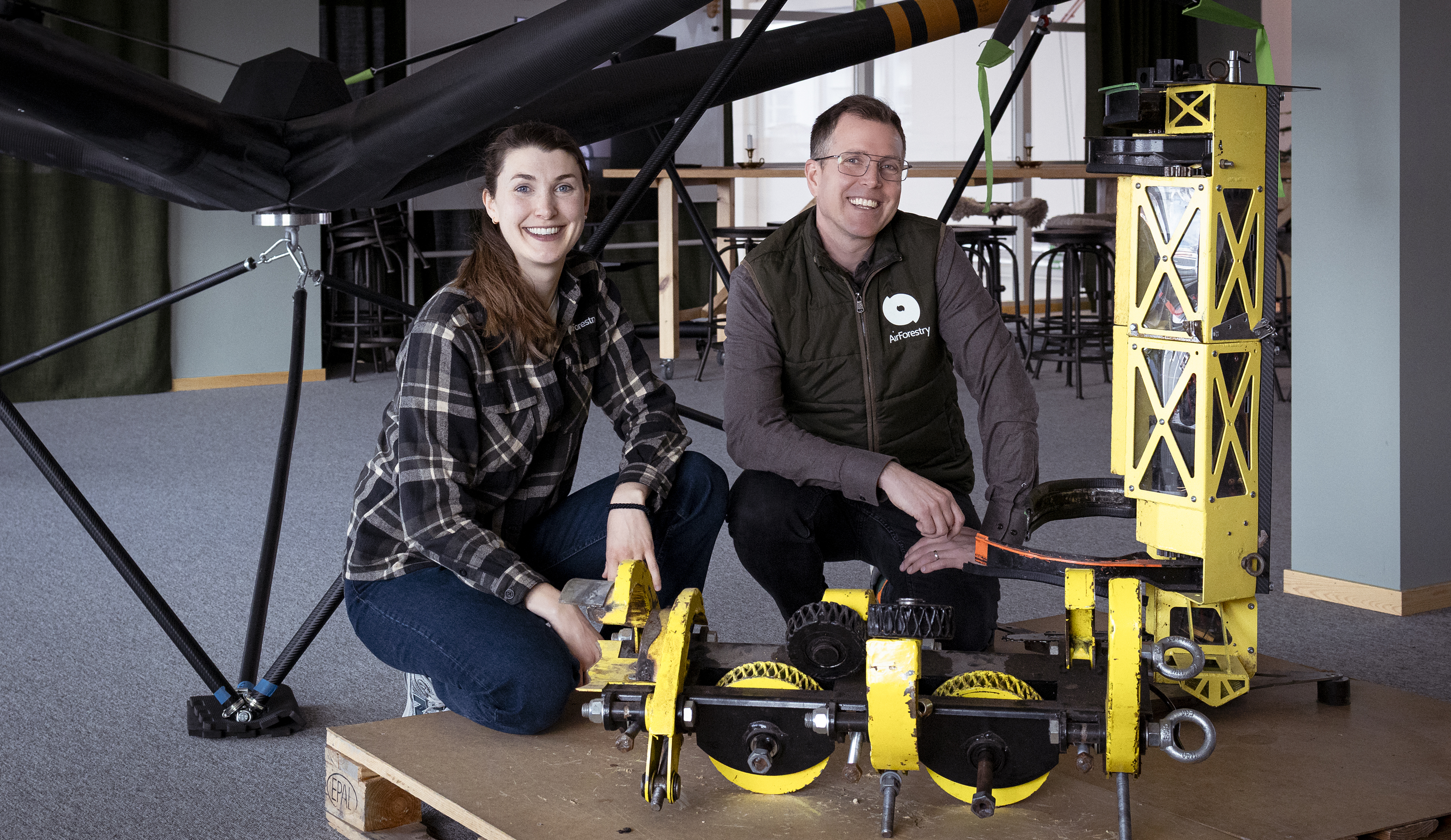 Caroline Walerud and Olle Gelin, AirForestry