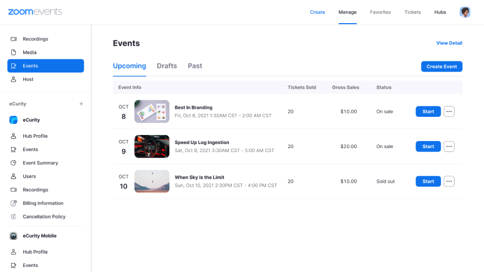 Event planning is easy with a custom event hub