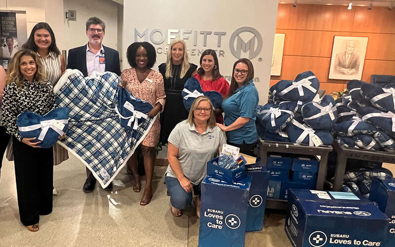 Subaru of Port Richey and LLS blanket distribution at Magnolia