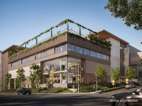 Castle Towers wellness redevelopment render