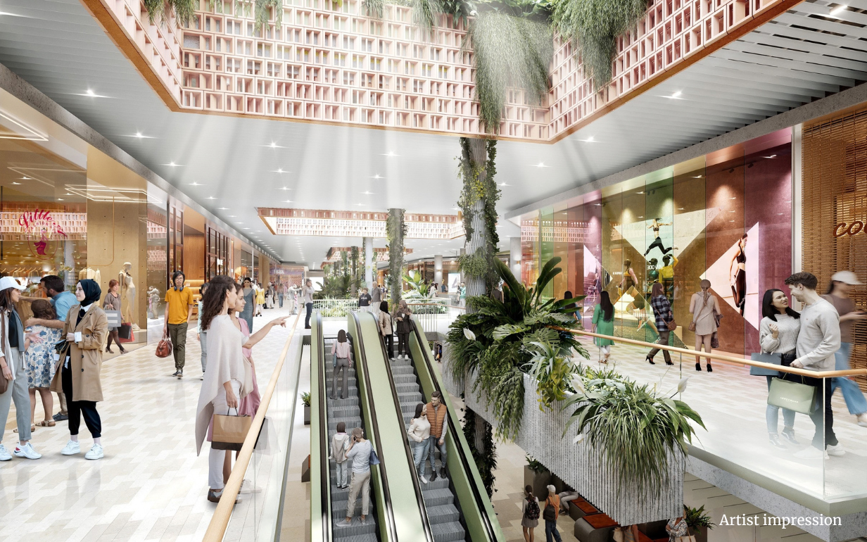 Castle Towers retail redevelopment render