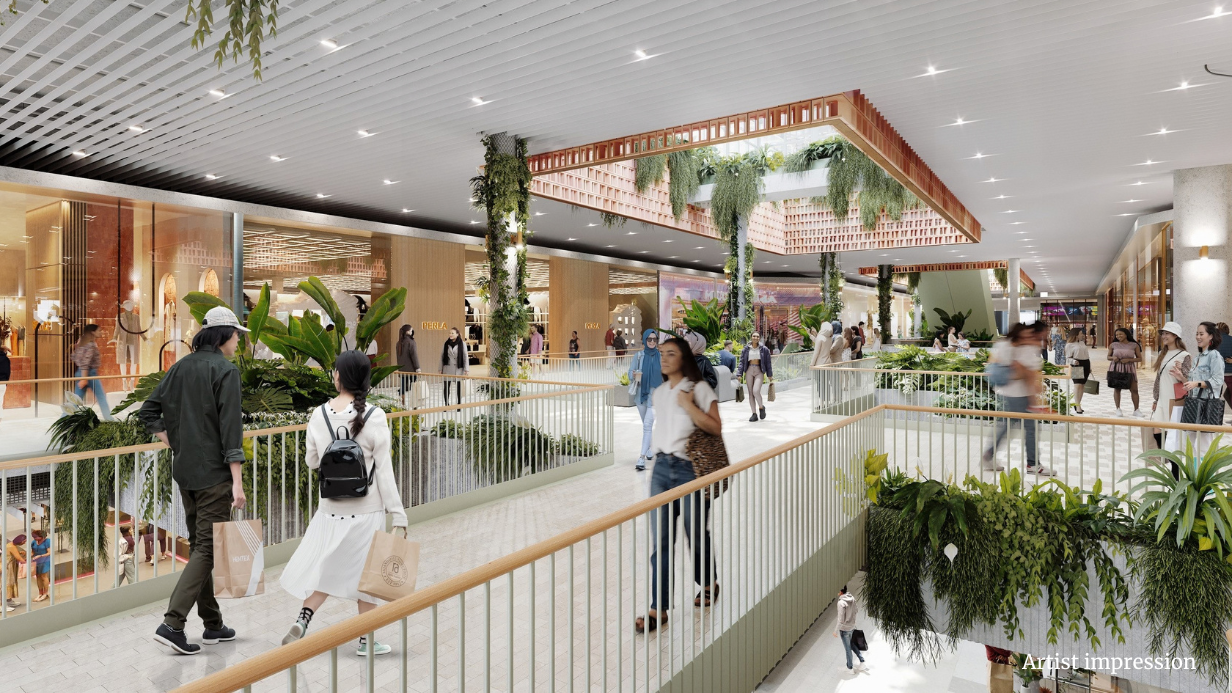 Castle Towers retail redevelopment render