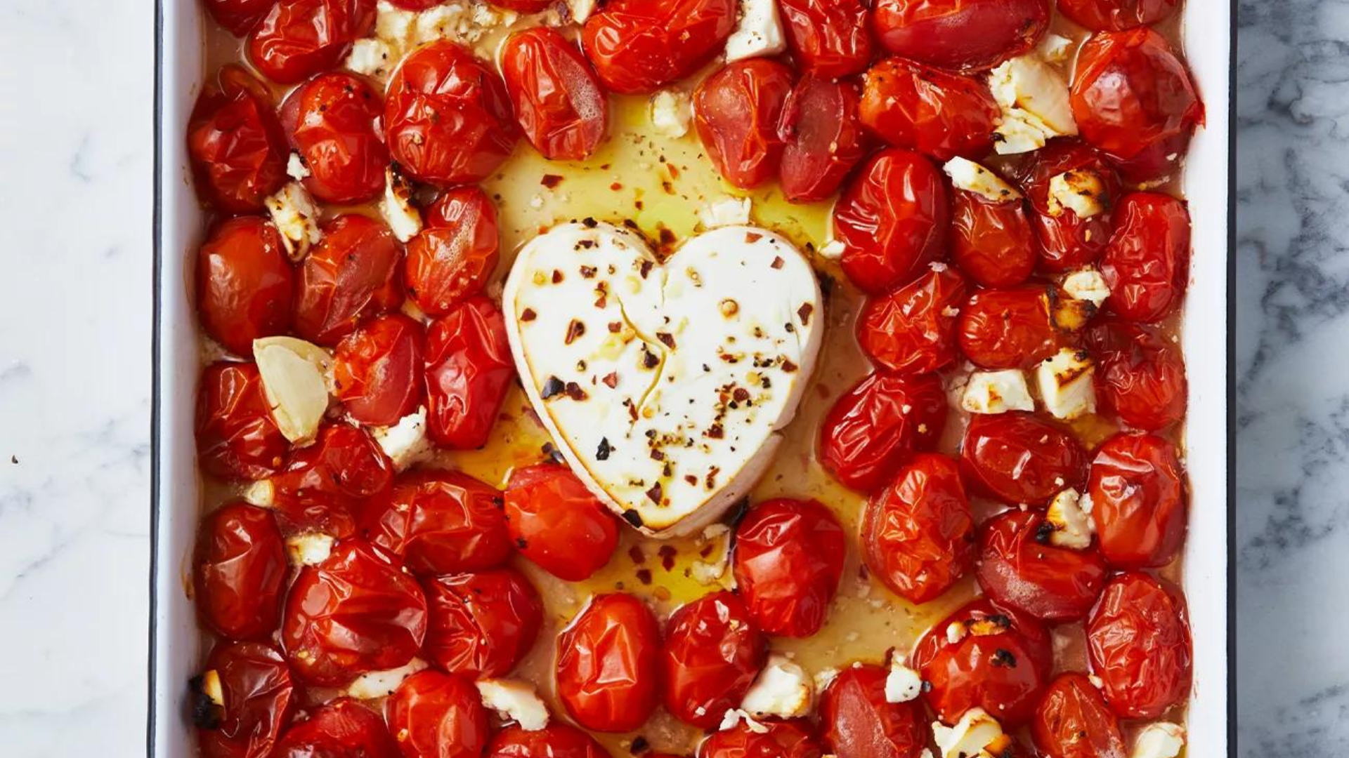 Valentines Day Baked Feta Pasta