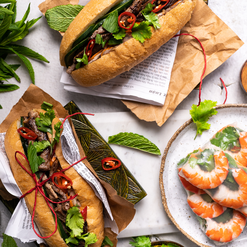 Larissa's Vietnamese Bahn Mi Rolls