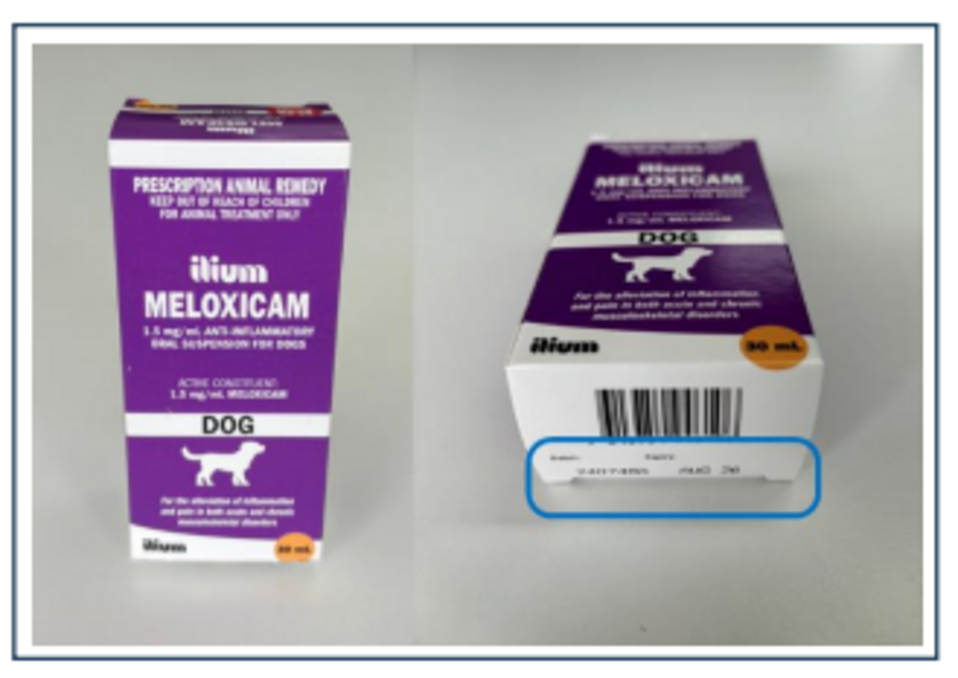 Voluntary recall - ilium Meloxicam.png