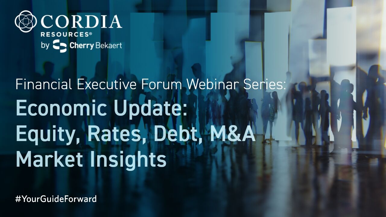 Financial Executive Forum Webinar Series: Economic Update Youtube Poster