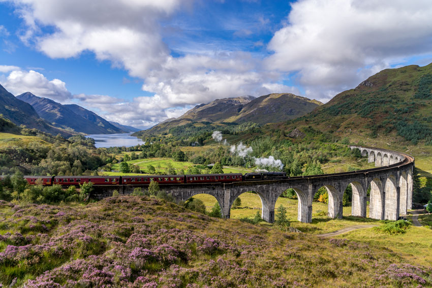 Po škotski vas lahko zapelje West Highland Line