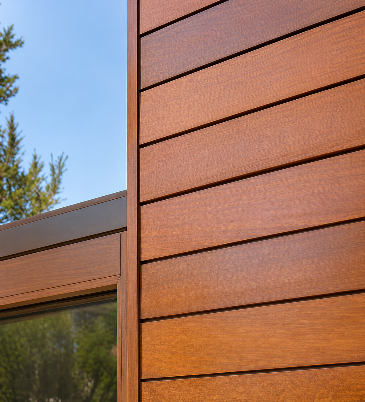 Yukari exterior wood cladding