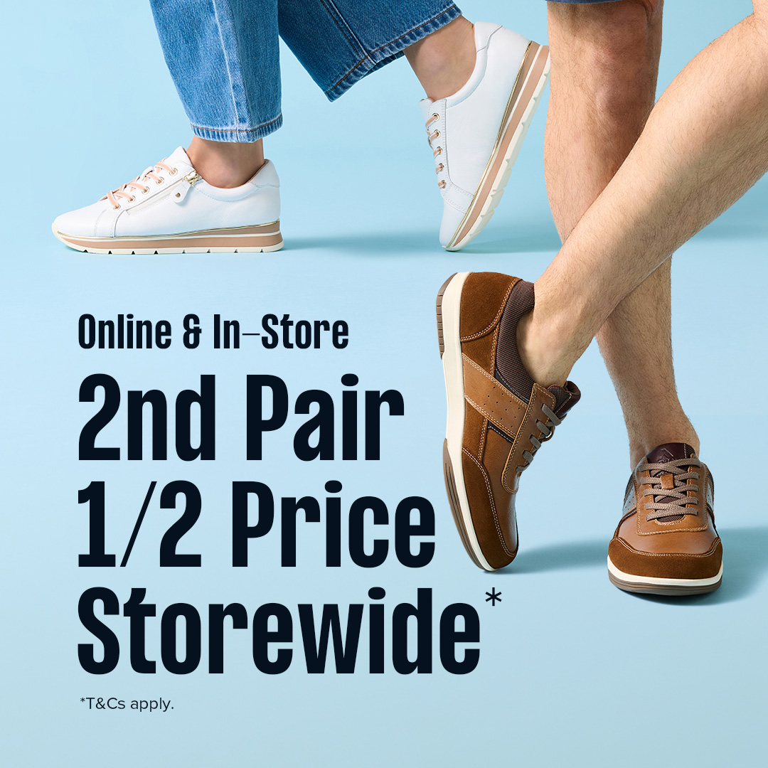 2nd Pair 1/2 Price Storewide!