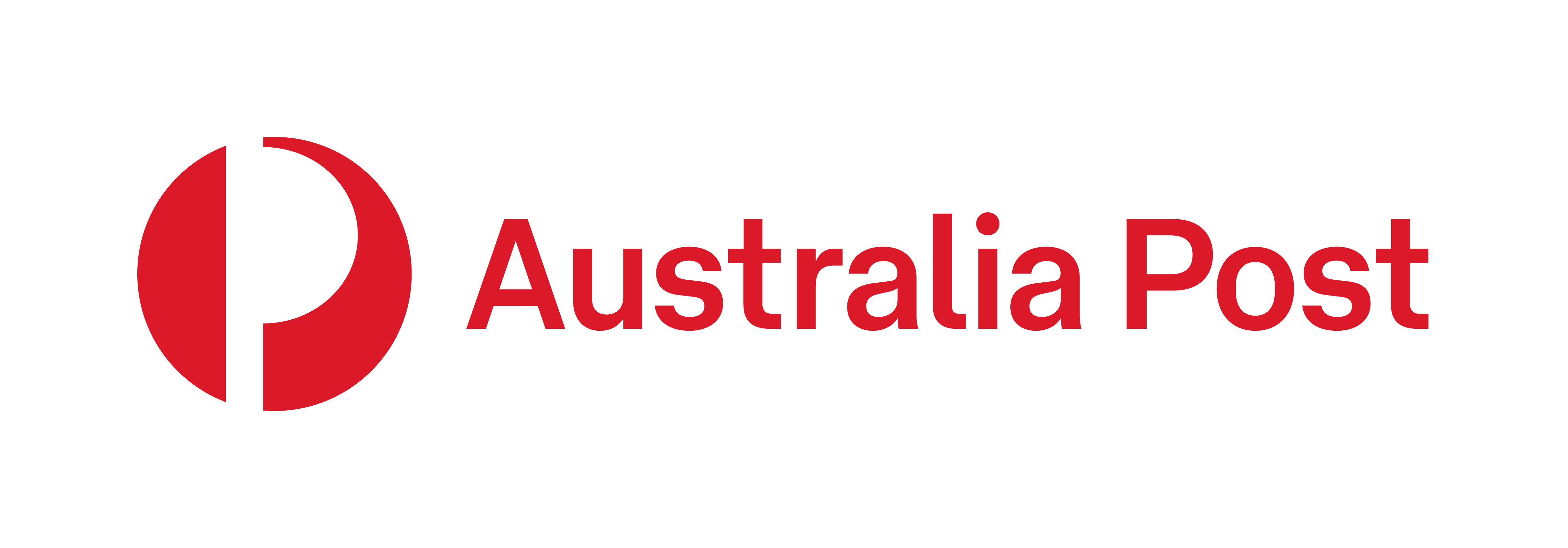 Australia Post logo in red
