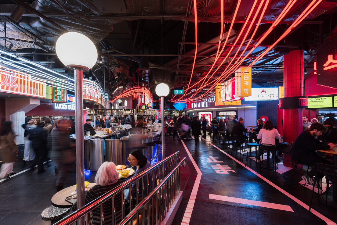 Tiger Lane, Asian Food experience, Dining Precinct