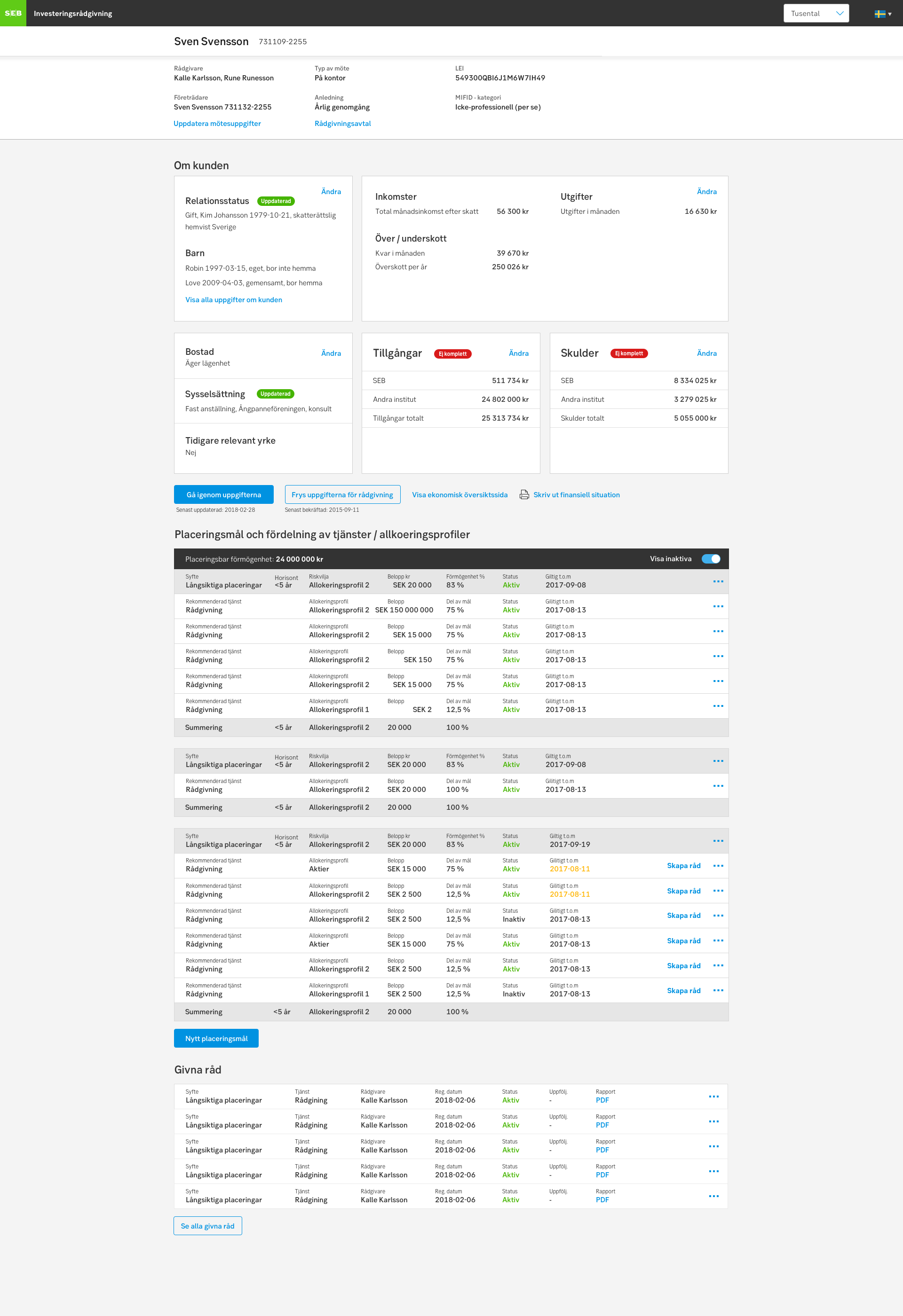 Desktop with the bar