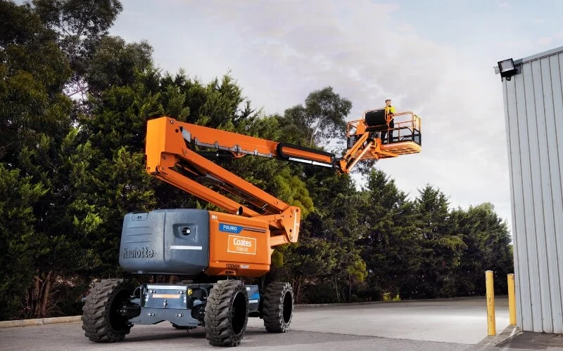 Electric powered elevated work platform