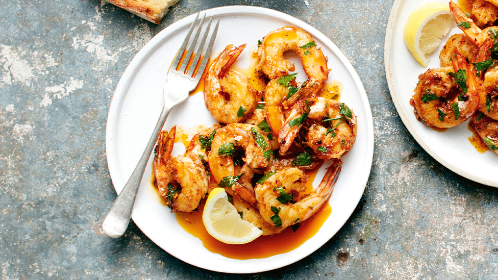 Garlic Prawns Hero