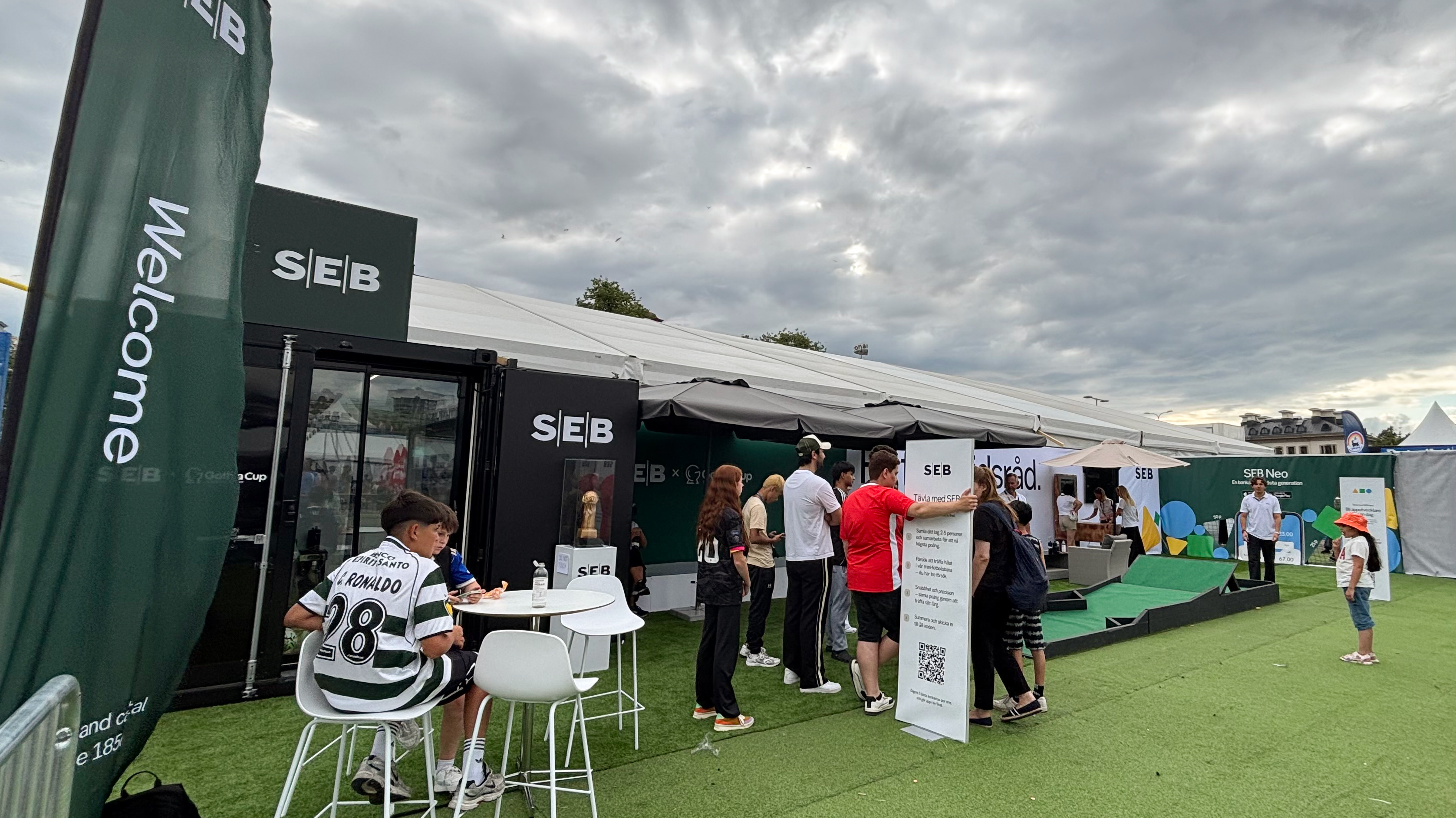 SEB:s monter på Gothia Gup