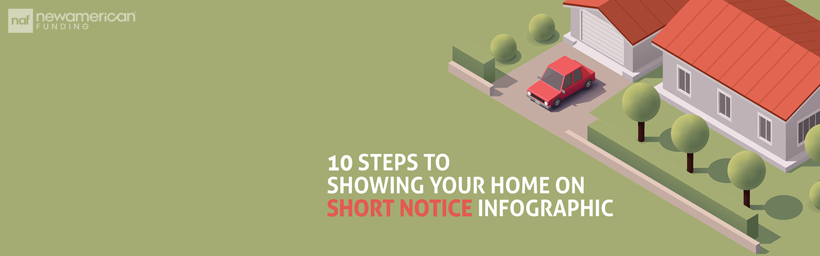 10 steps to showing your home on short notice infographic