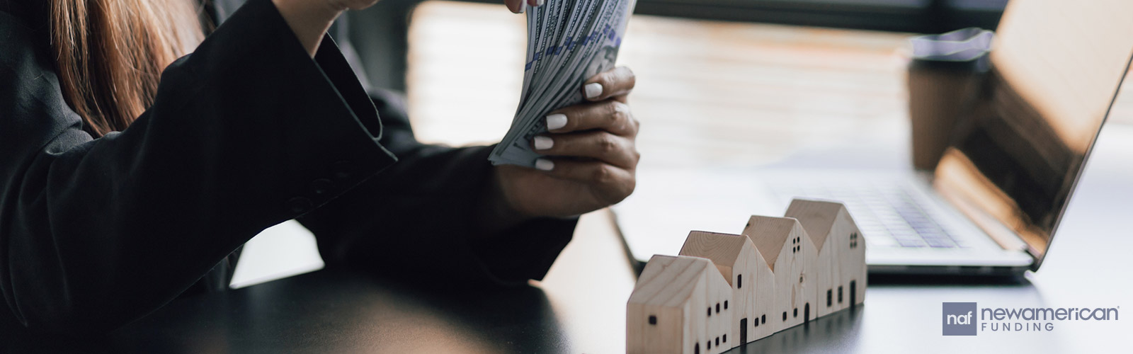 woman counting money