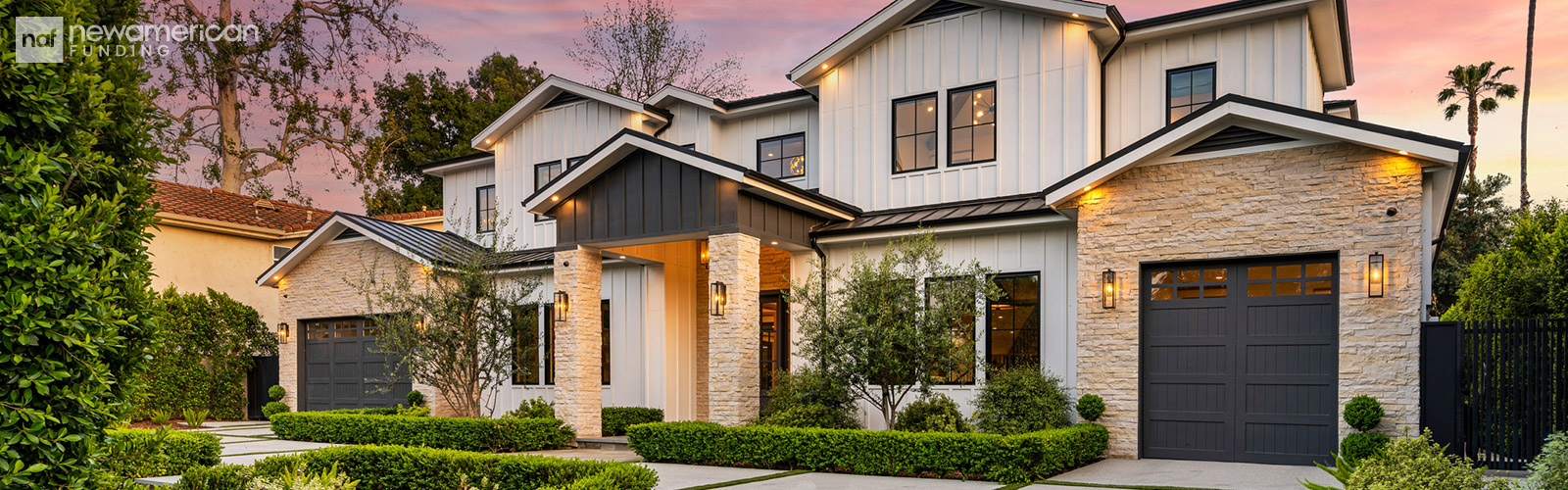 beautiful modern house with great curb appeal