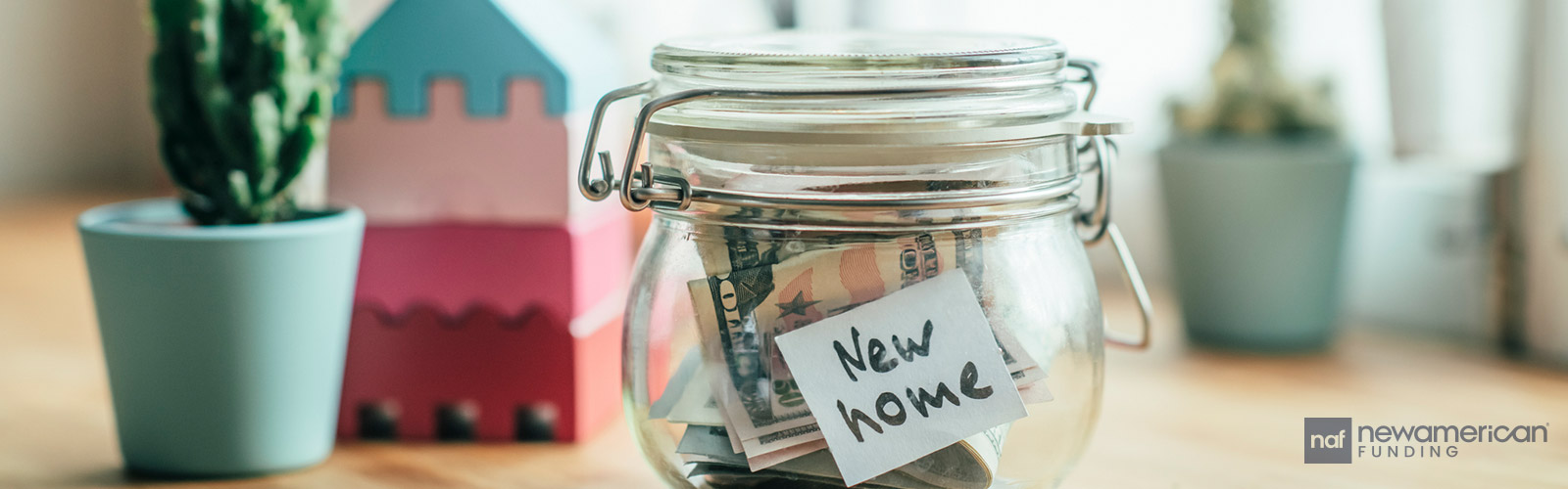 saving jar for a new home