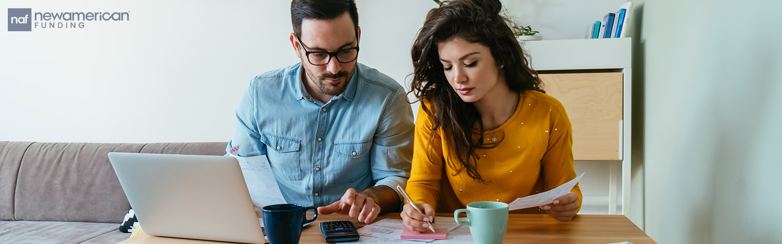 couple going over paperwork