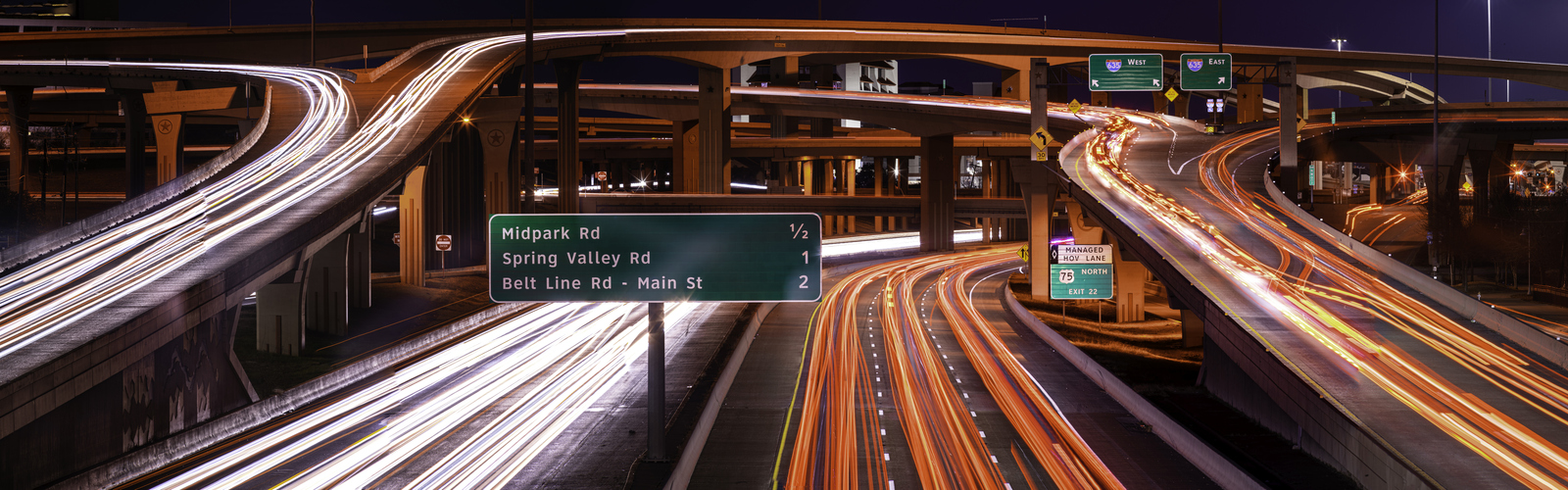 Traffic moving in Dallas