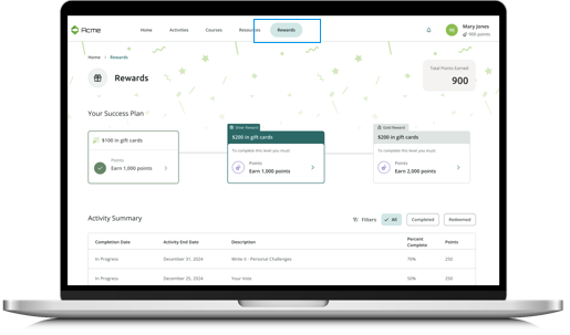 online wellness portal
