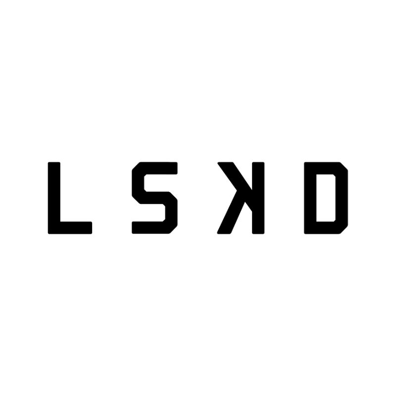 Black LSKD Logo on White Background
