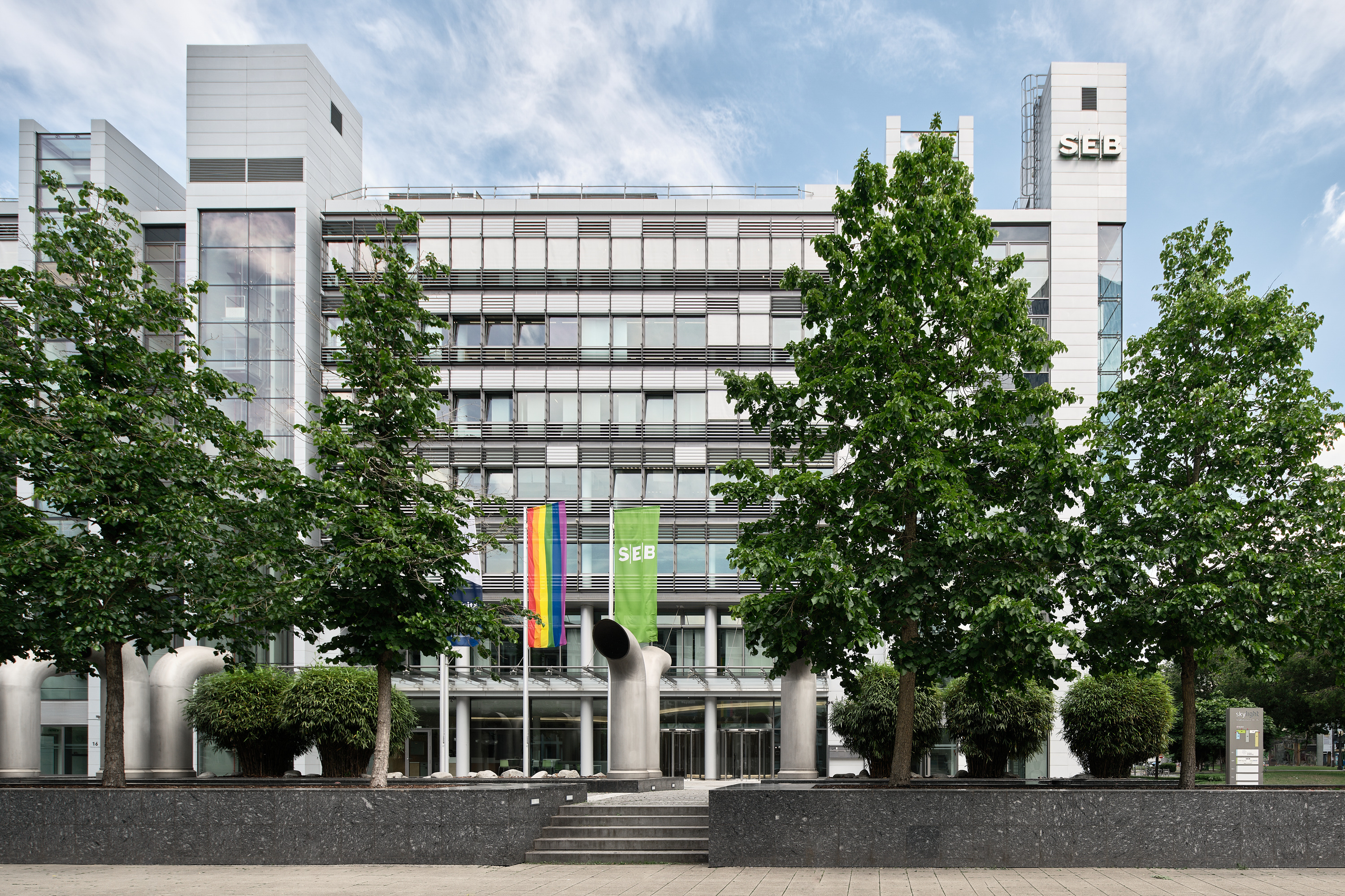 SEB Deutschlandzentrale in Frankfurt Außenansicht