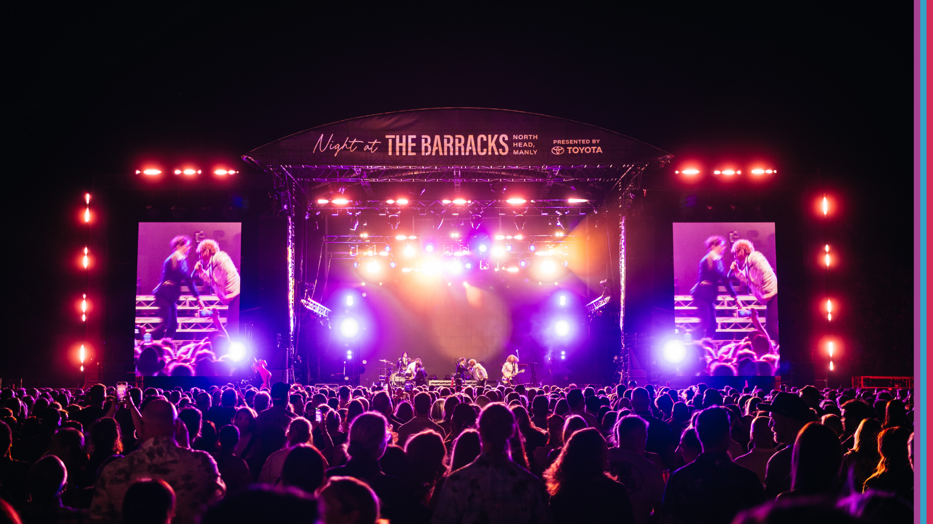 Outdoor Evening Concert Crowd