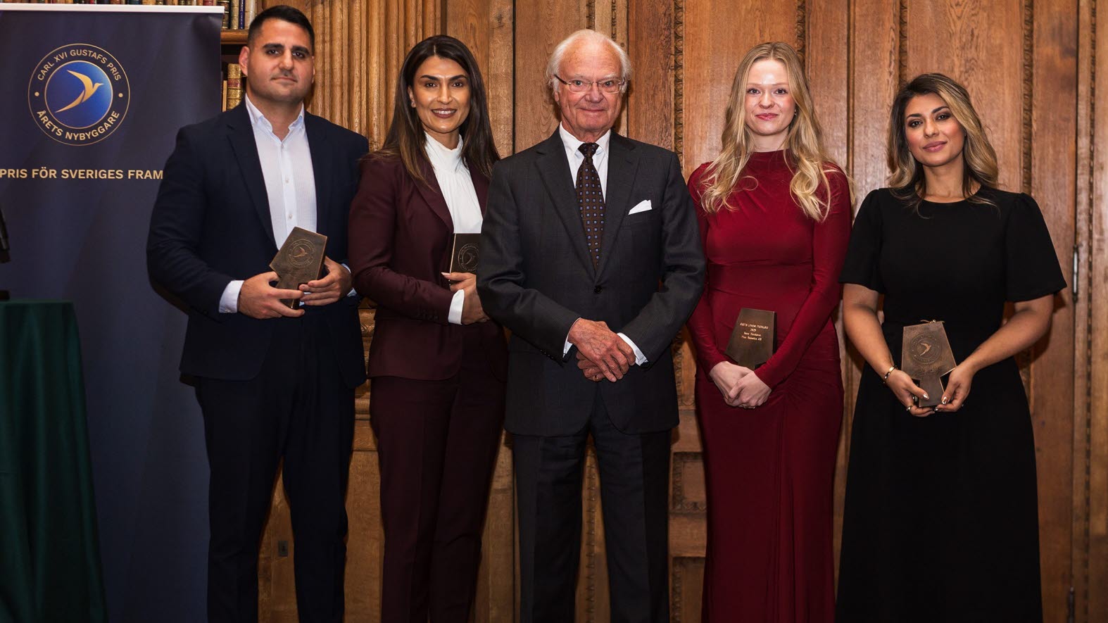 Årets pristagare: Noel Abdayem, Malika Haidari, Sara Nozkova och Saba Atefyekta