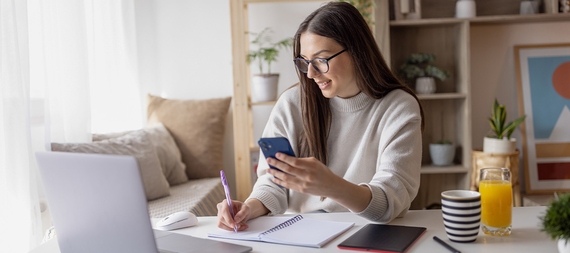 A homebuyer considering her budget