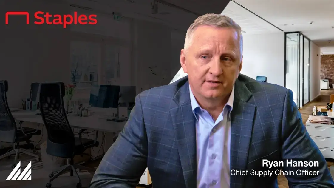 mage of Ryan Hansen, Chief Supply Chain Officer at Staples.