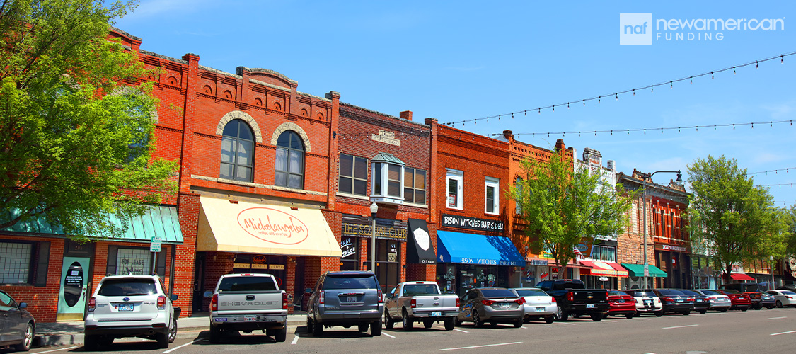 A shot of a major city in Oklahoma