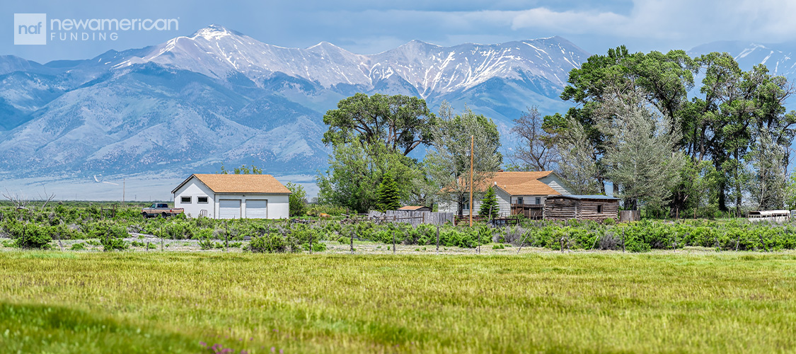 A home in rural Colorado
