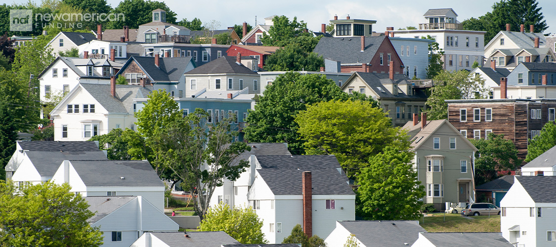 Maine residential neighborhood